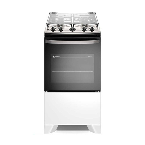 Fogão 4 Bocas Electrolux Efficient com Mesa Inox PerfectCook e VaporBake FE4IW Bivolt