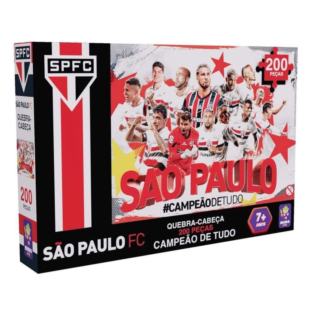 Quebra-Cabeça Puzzle Coleção São Paulo 200 peças Mimo Toys - 2551