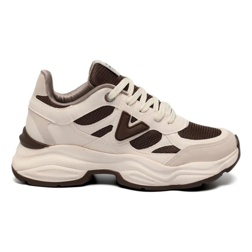 Tênis Via Marte Casual 158-023 Feminino Plataforma Confortável Fashion Moderno