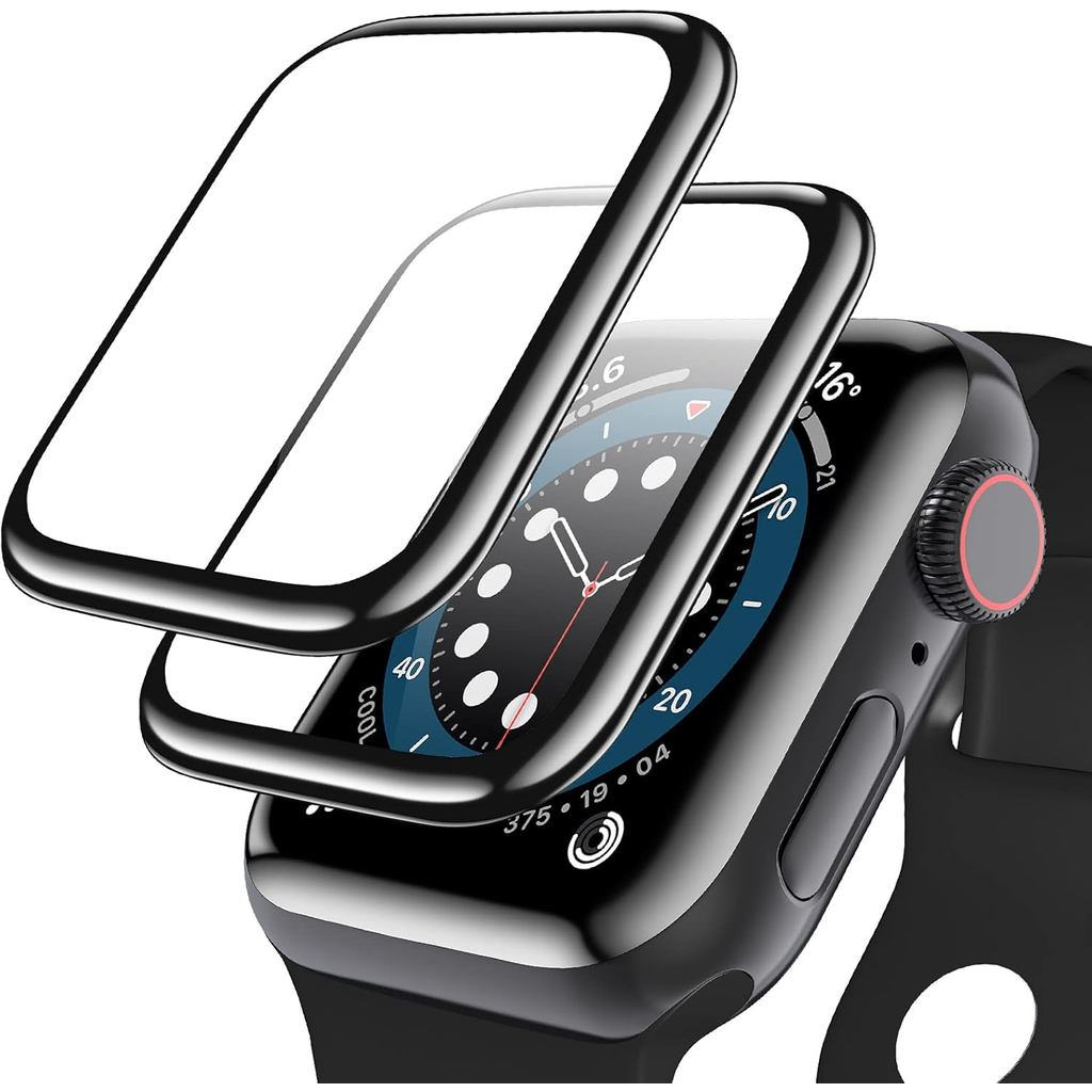 [2 Peças] Protetor de Tela de Vidro Temperado Geekboy para Apple Watch Series 6/