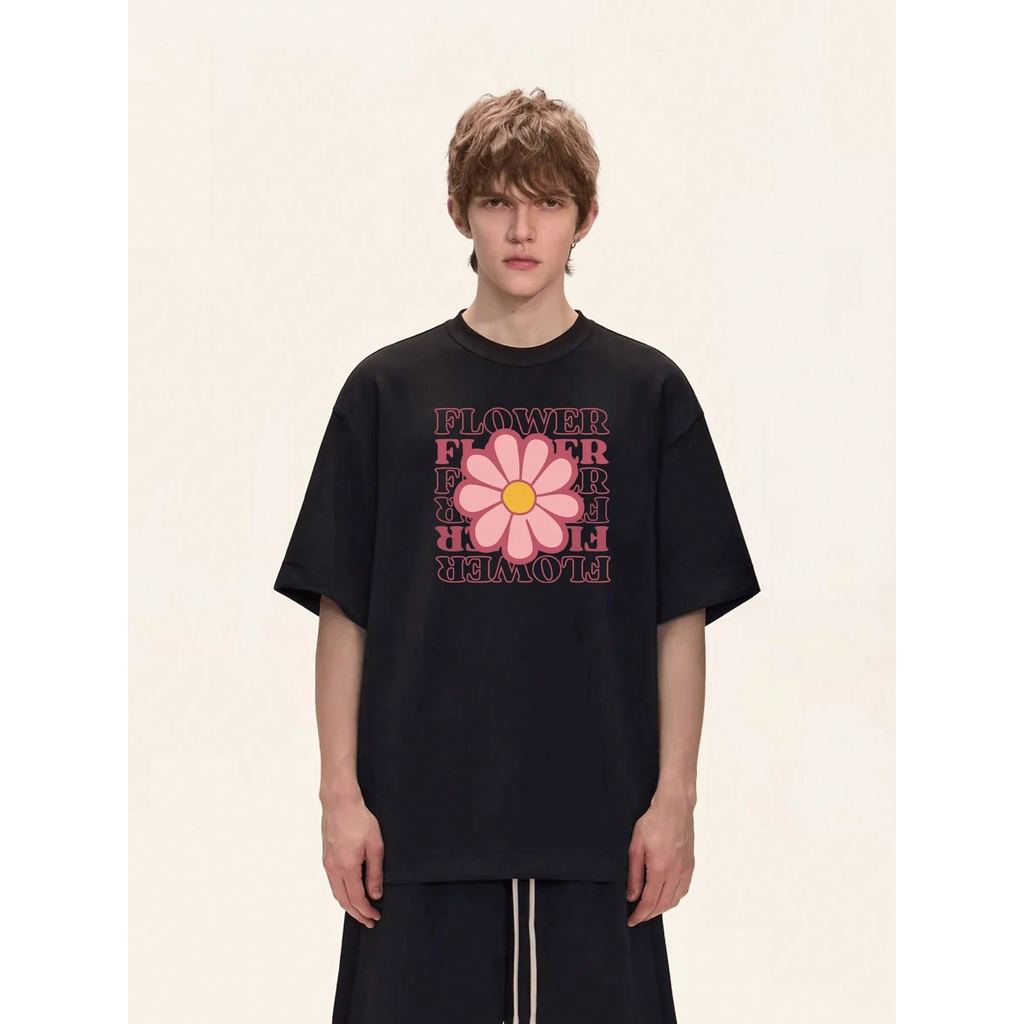 Camisa Masculino Camisa Estampada Streetwear Algodão 100% Lançamento Flowers Mais Barata
