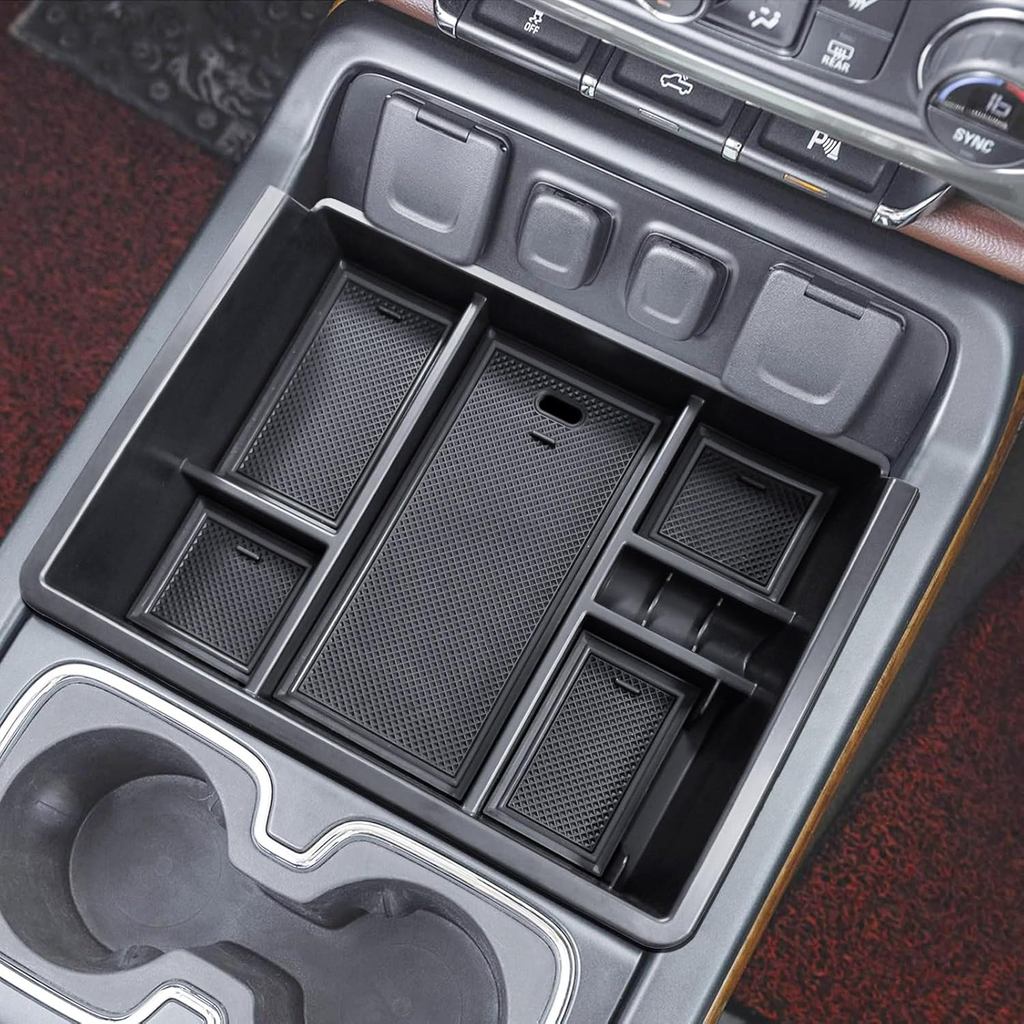 Organizador de Console Central Completo TACOBRO Compatível com Sierra 1500 / Silverado 1500 (2014-2018), Acessórios Silv