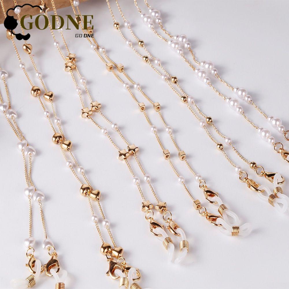 GODNESSFO Extensor Corrente Estrela Anti-Perdido Cordão Halter Óculos