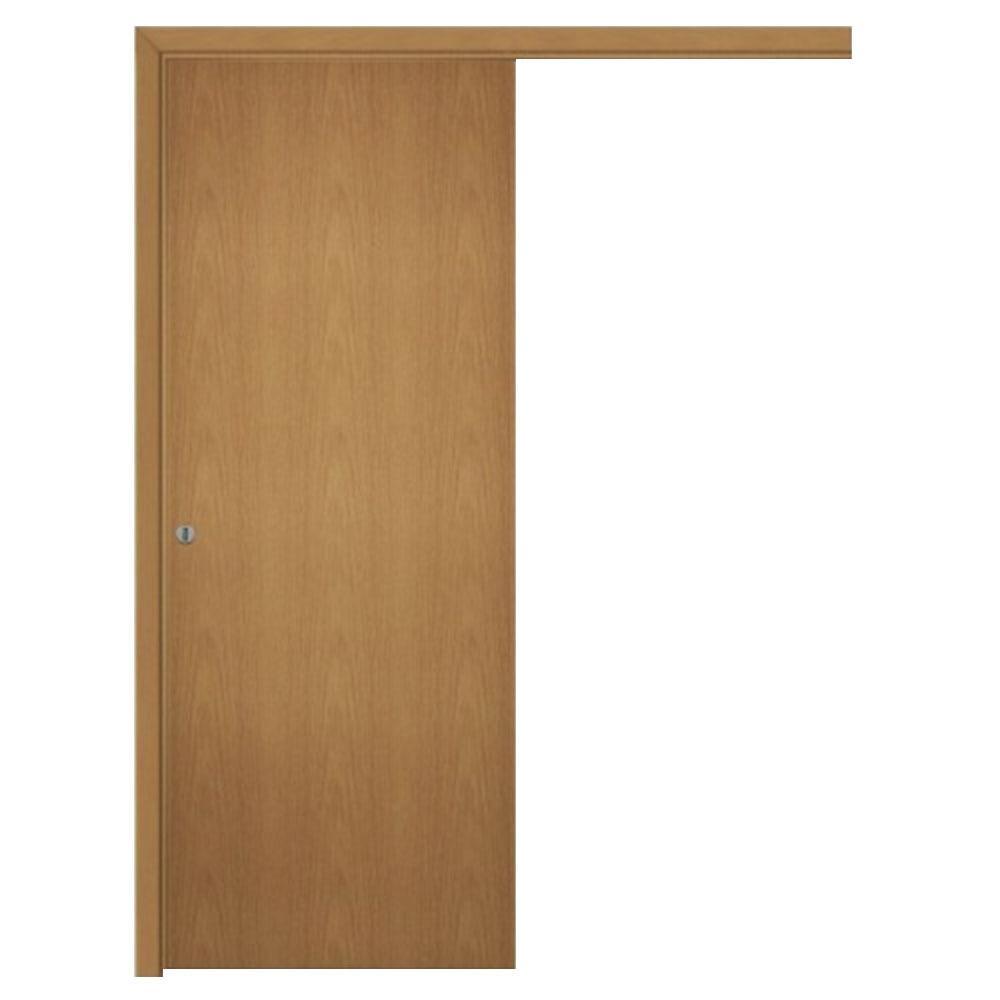 Kit Porta de Correr Interna Pinhal 15 a 20 cm, Curupixa, 214 x 85 cm