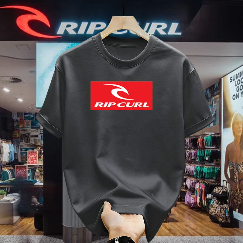 Venda Quente Rip Curl Surf Style Camiseta Unissex De Algodão Macio Tecido Respirável Para Uso Diário 0505