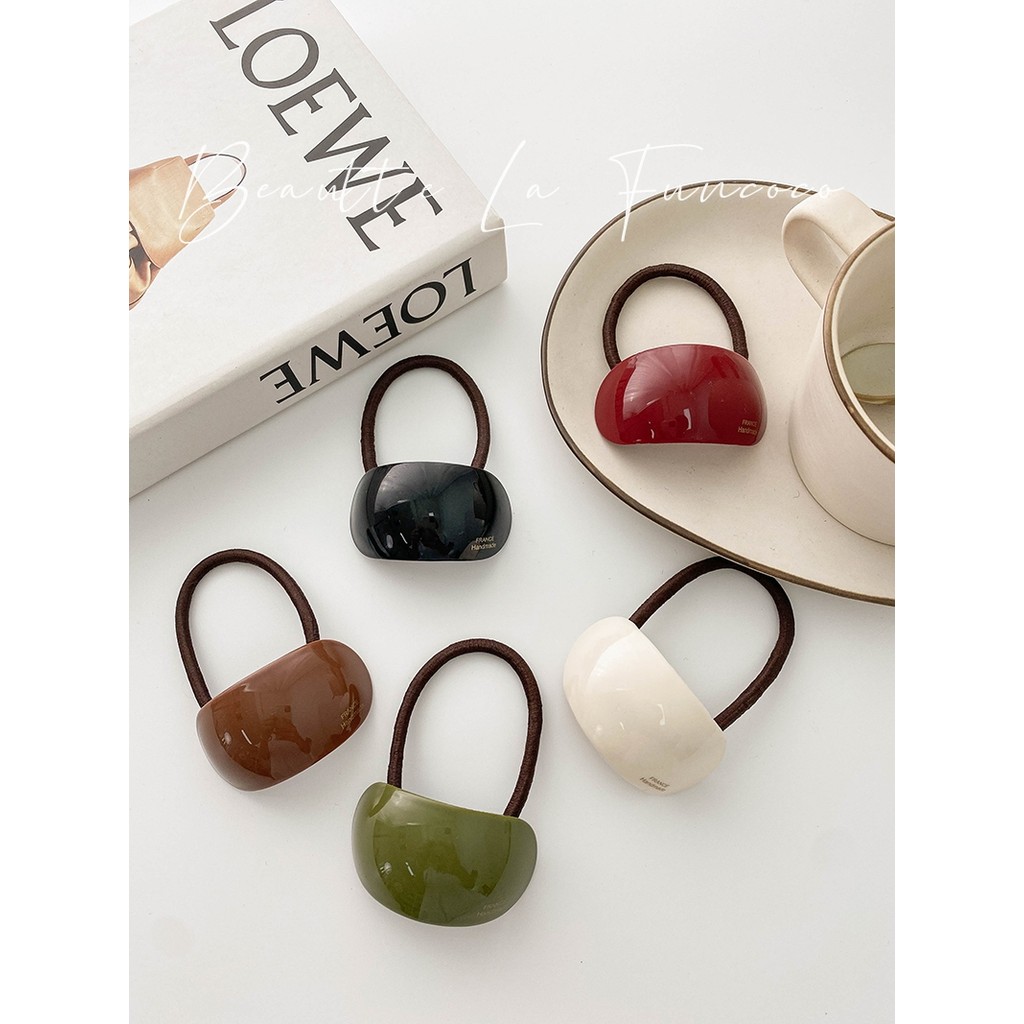 Yang Zi Mesmo Estilo ~ All-Match Outono Inverno Novo Estilo Baixo Rabo de Cavalo Anel de Cabelo Fivela de Cabelo Corda d