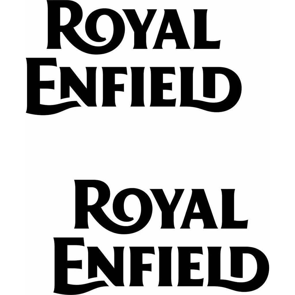Par De Adesivos Royal Enfield - Varias Cores