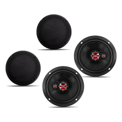 Par De Alto Falante 6 Polegadas Com 2 Telas - Fz 60t Foxer