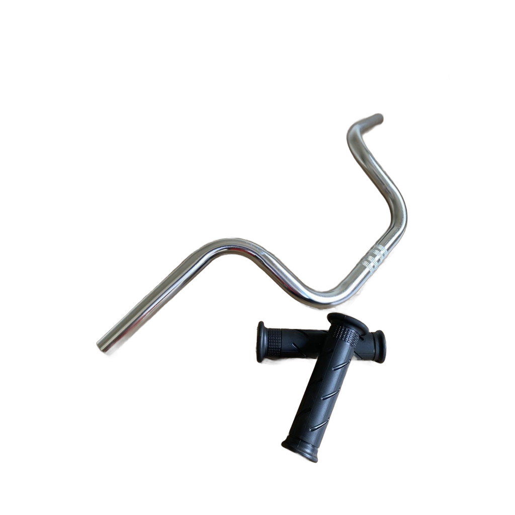 Guidão Bicicleta mod Cg Titan Bike Retrô Cromado par manopla
