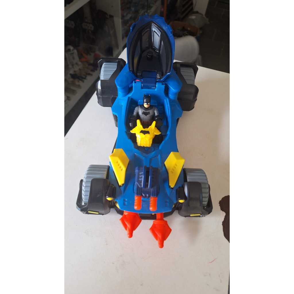 Super Batmovel Imaginext Mattel Com Boneco E Projéteis