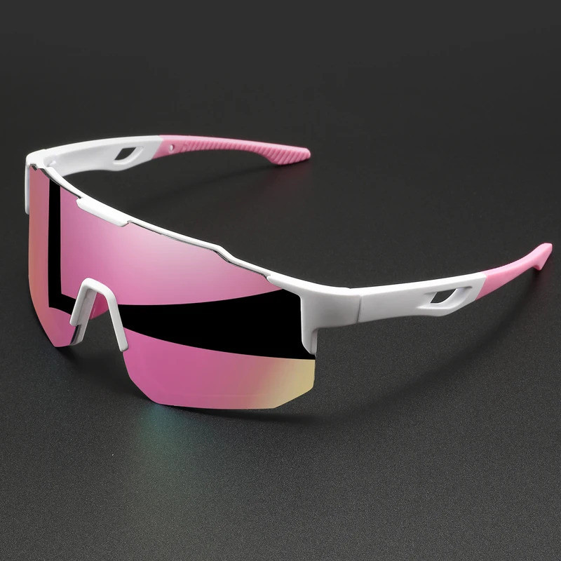 Óculos De Sol Esportivos Coloridos Grandes Unissex UV400 Design Envolvente Para Ciclismo , Caminhadas , Atividades Ao Ar