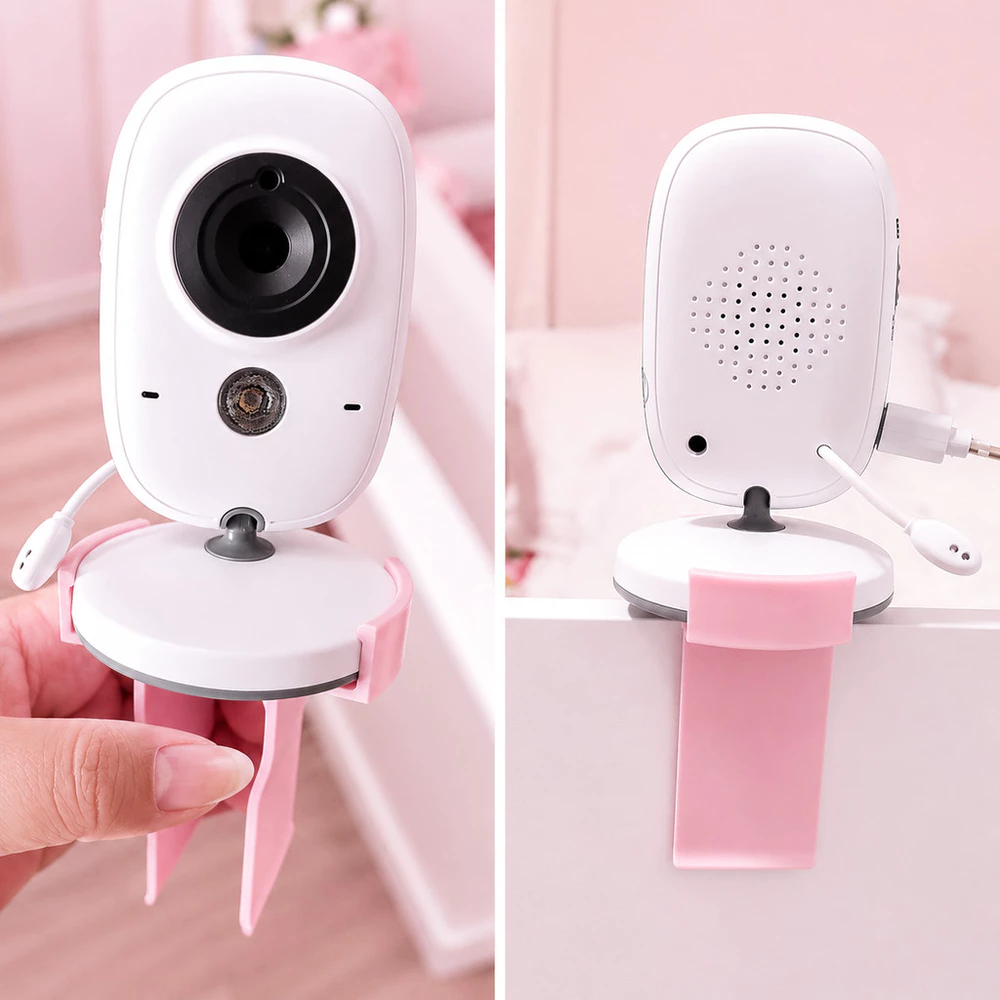 Suporte Baba Eletronica Para Berco Universal VB603 baby monitor Rosa Menina