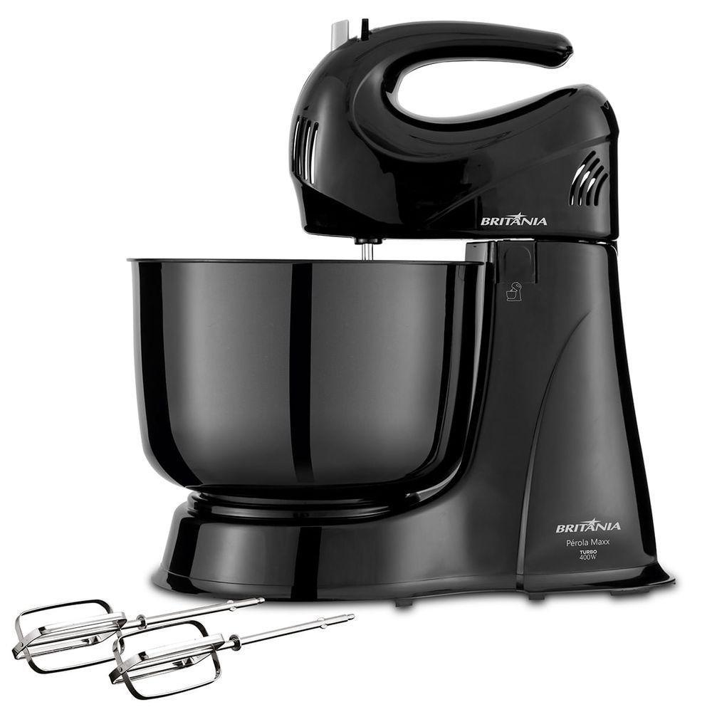 Batedeira Britânia Pérola Maxx Preto 350W 110V