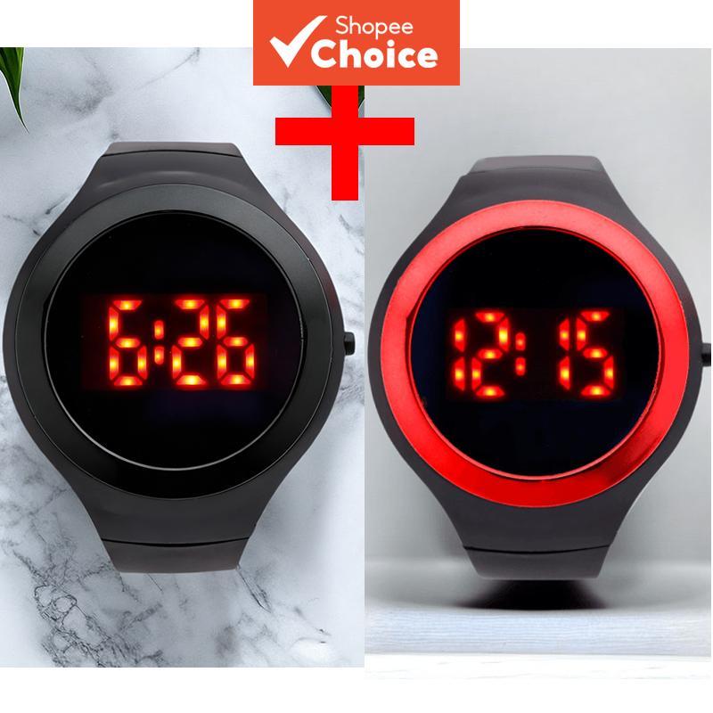 Minimalista LED Digital Masculino Feminino Relógio Botão De Abertura Esporte Pulseira Ao Ar Livre