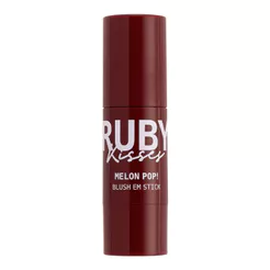 Blush em Stick Melon Pop Ruby Kisses Cor Terracota Pop 5g