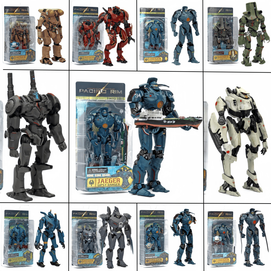 NECA Pacific Rim Mecha Wanderer Urika Invisível Wanderer Tempestade Modelo de brinquedo móvel vermelho