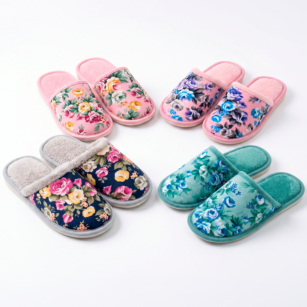 Pantufa De Frio Inverno Feminina Adulto Estampas Variadas