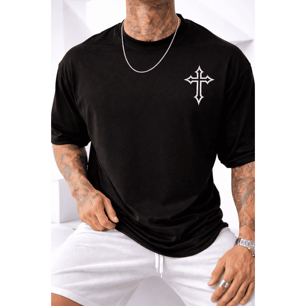  academia Masculina Exclusiva 100% Algodão Preta Estampada Alta Definição Corrida Caminhada camisa fitness
