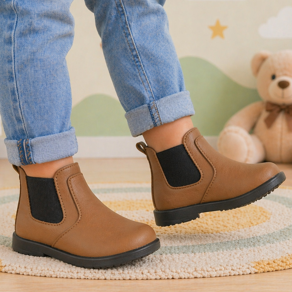 Bota Botina Botinha Infantil Jequinha Menino Masculina Festa Junina Rodeio Country Sítio Caramelo