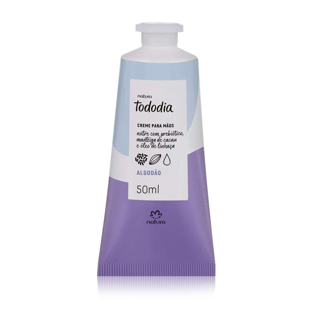 Creme Nutritivo para as Mãos Tododia Algodão 50 ml