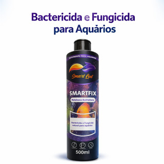 Bactericida Fungicida Aquário SmartFix 500ml Melaleuca Natural Peixes