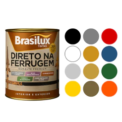 Tinta Esmalte Direto Na Ferrugem Resistente 3,6 Litross Brasilux