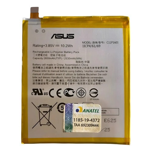 Flex Carga Bateria Asus Zenfone 3 Ze520kl C11p1601