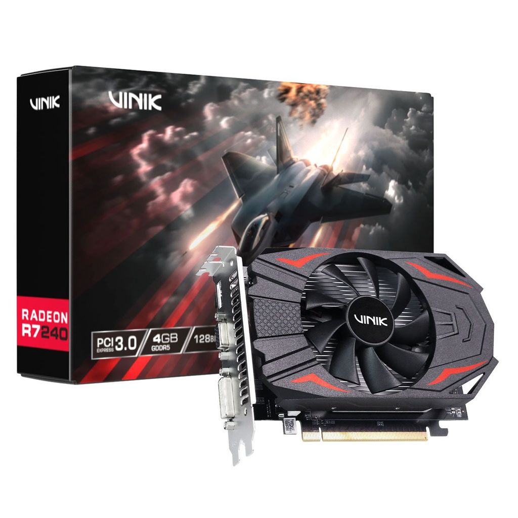 Placa de Video AMD RADEON R7 240 4GB GDDR5 128 BIT GPUVK2404GBFS