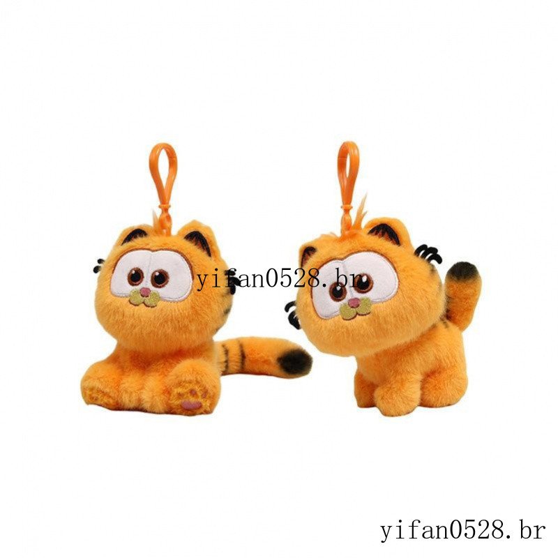 [largeloohg] GARFIELD Original Bonito Brinquedo De Pelúcia Macio Gato Boneca Desenhos Animados Plushie Chaveiro Pingente