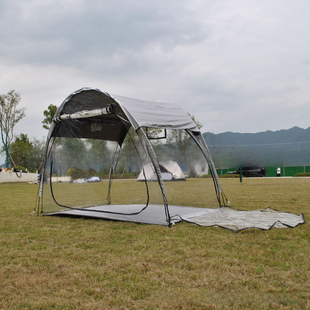 Além de barraca de plantio de plantas com capa de chuva, sala de flores de PVC, barraca de lazer com luz solar, barraca