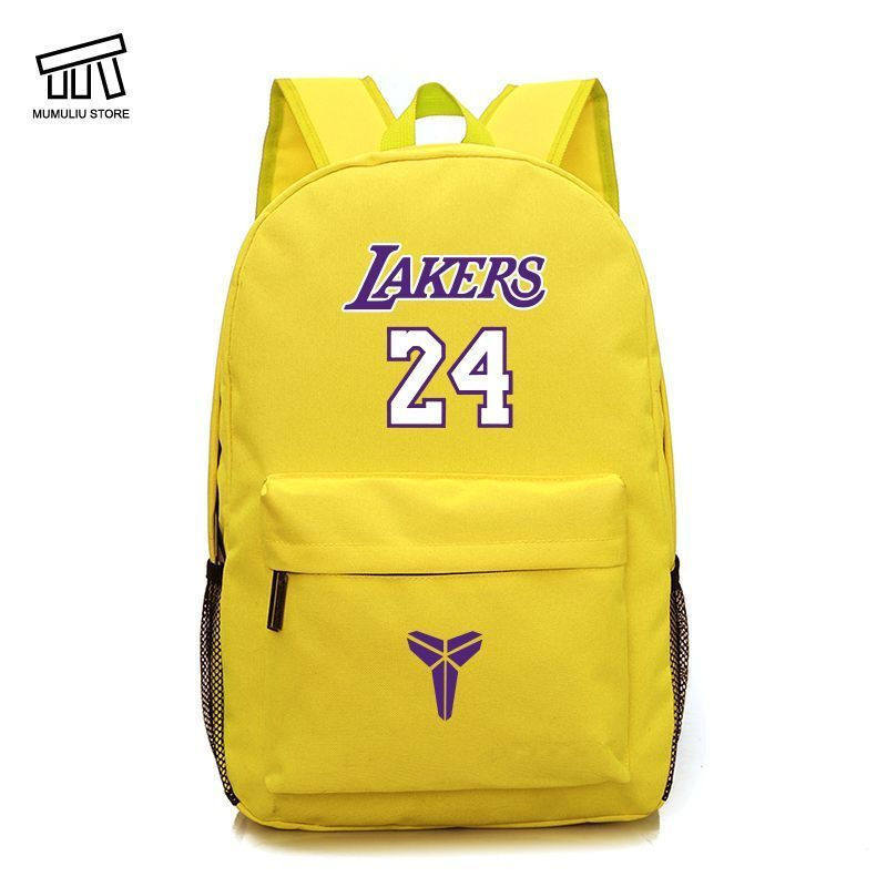 0225 Kobe No. 24 Black Mamba Mochila Novo Estilo Estudante Mochila Homens Mulheres Moda Mochila