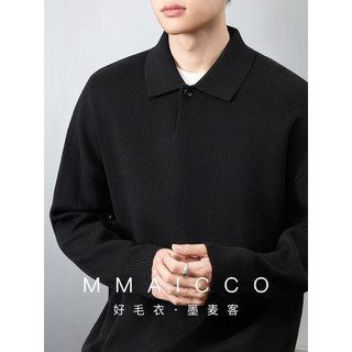 Momaike lapela camisola masculina outono inverno estilo interior camisa polo de manga comprida auto-aquecimento camisola