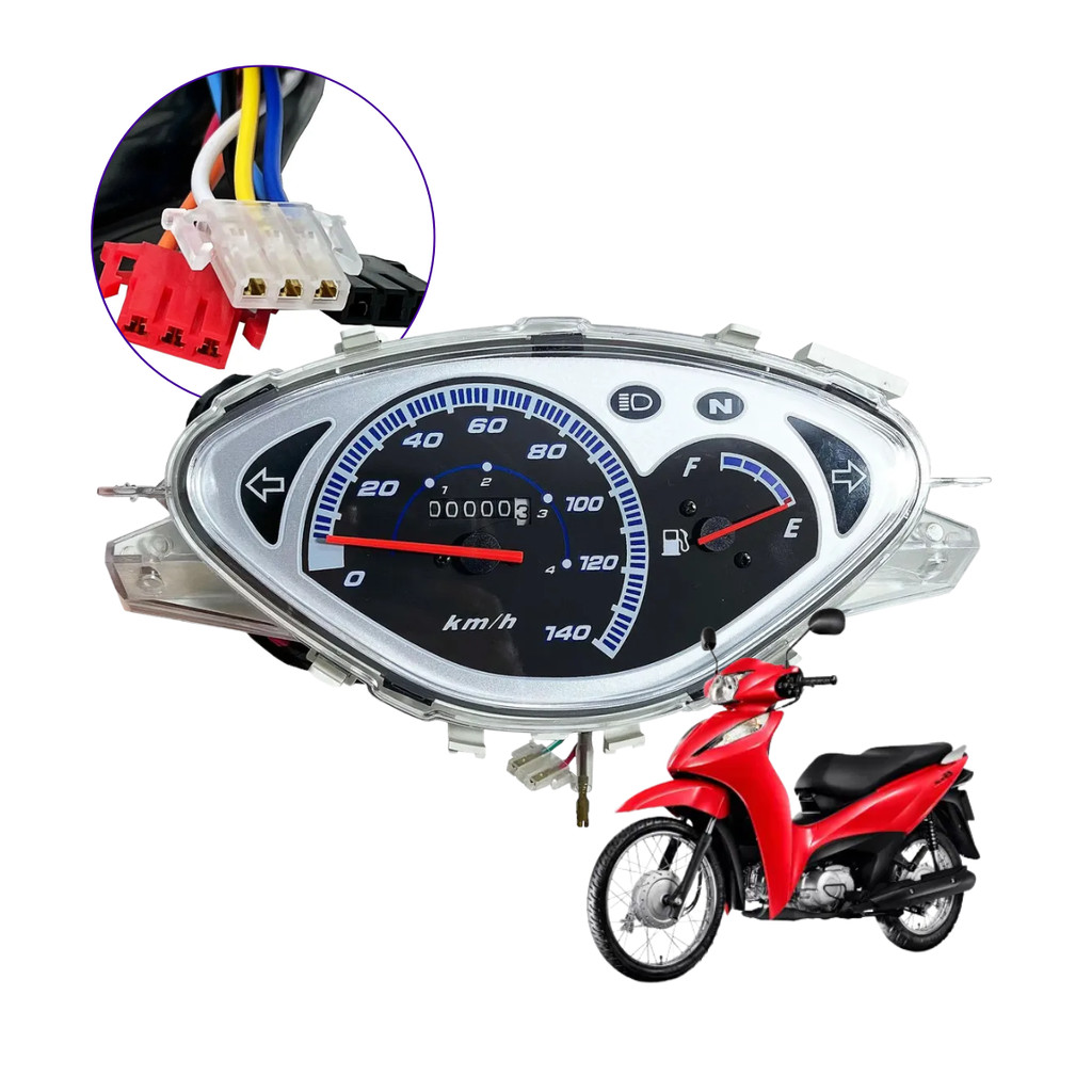 Painel Completo Moto Honda Biz 125 Ks Es 2005 Á 2008