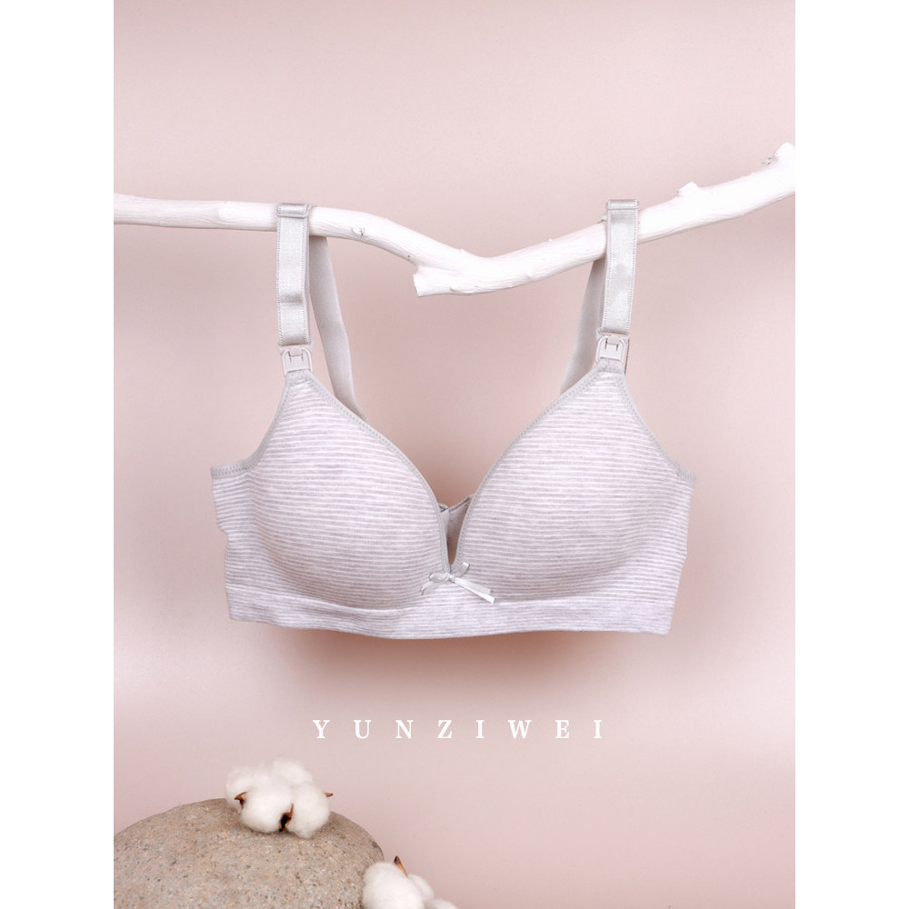 Yunxiang roupa interior para maternidade sutiã de enfermagem período de gravidez gravidez Anti-flacidez Push-up sem anel