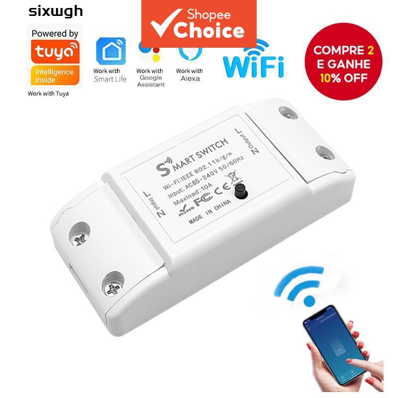Para Disjuntor Inteligente tuya wifi-Controlador De Luz led Funciona Com alexa google home