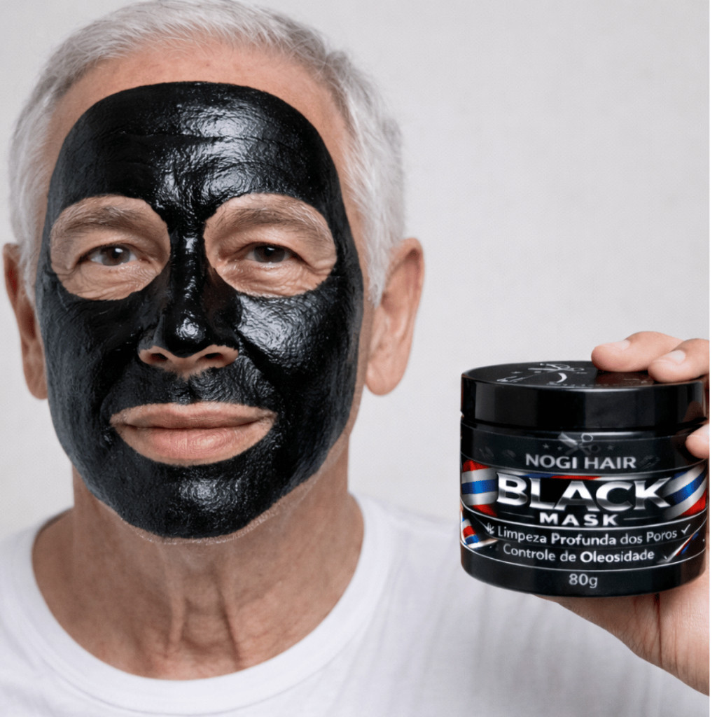 Black Mask Máscara Preta Facial Removedora De Cravos Limpa Poros Controle Oleosidade Antiacne