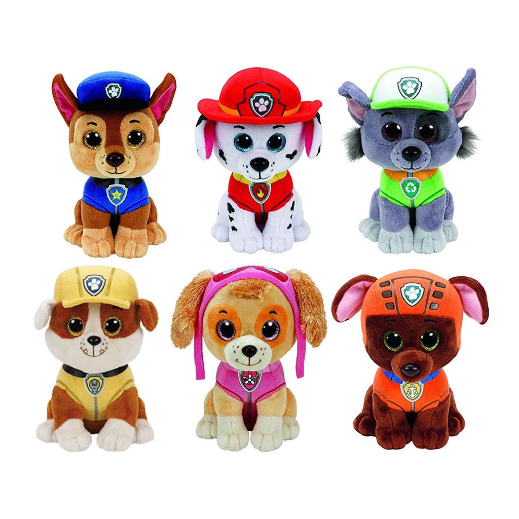 Brinquedo de pelúcia infantil da Patrulha Canina, brinquedo de cachorro fofo, brinquedo de animal de pelúcia, brinquedo