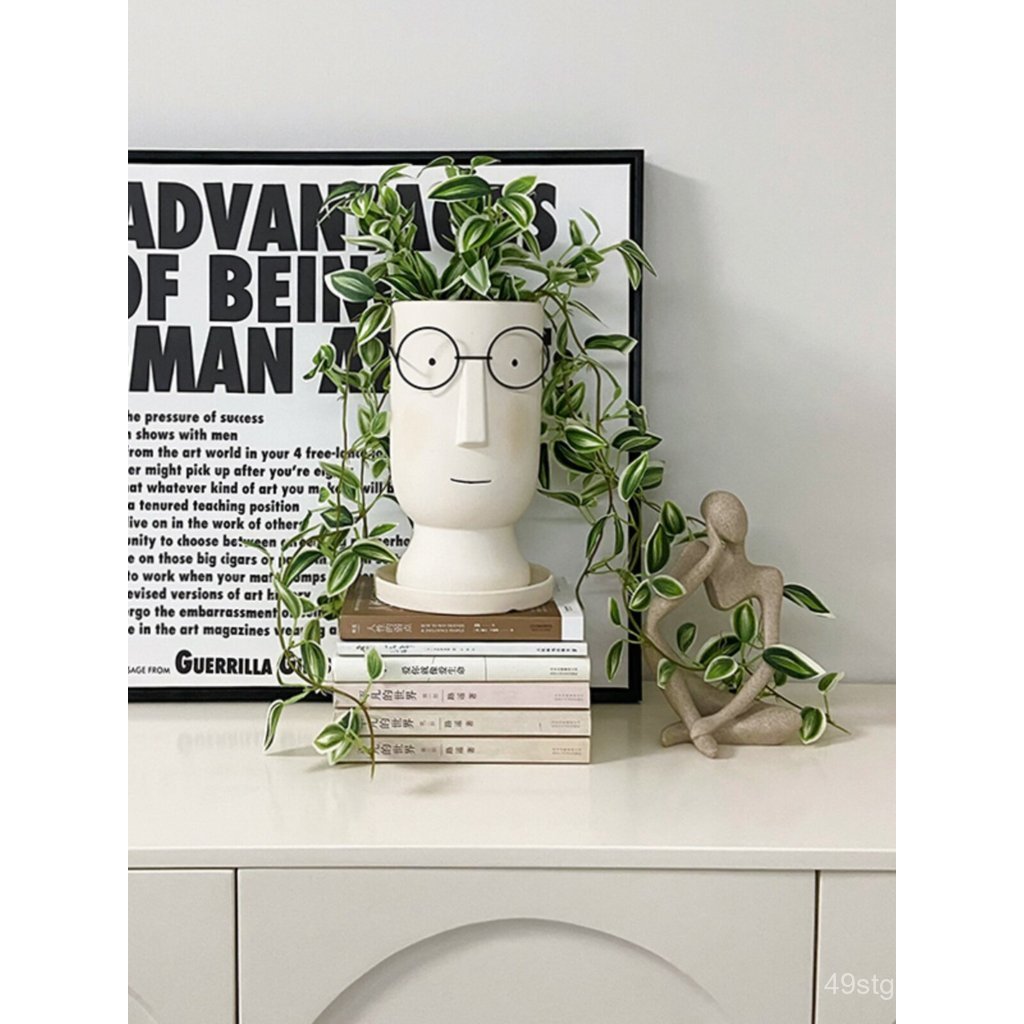 Decoração de Parede com Planta Verde Simulada Sen Space, Decorações de Parede para Casa, Decoração de Parede Moderna Nór