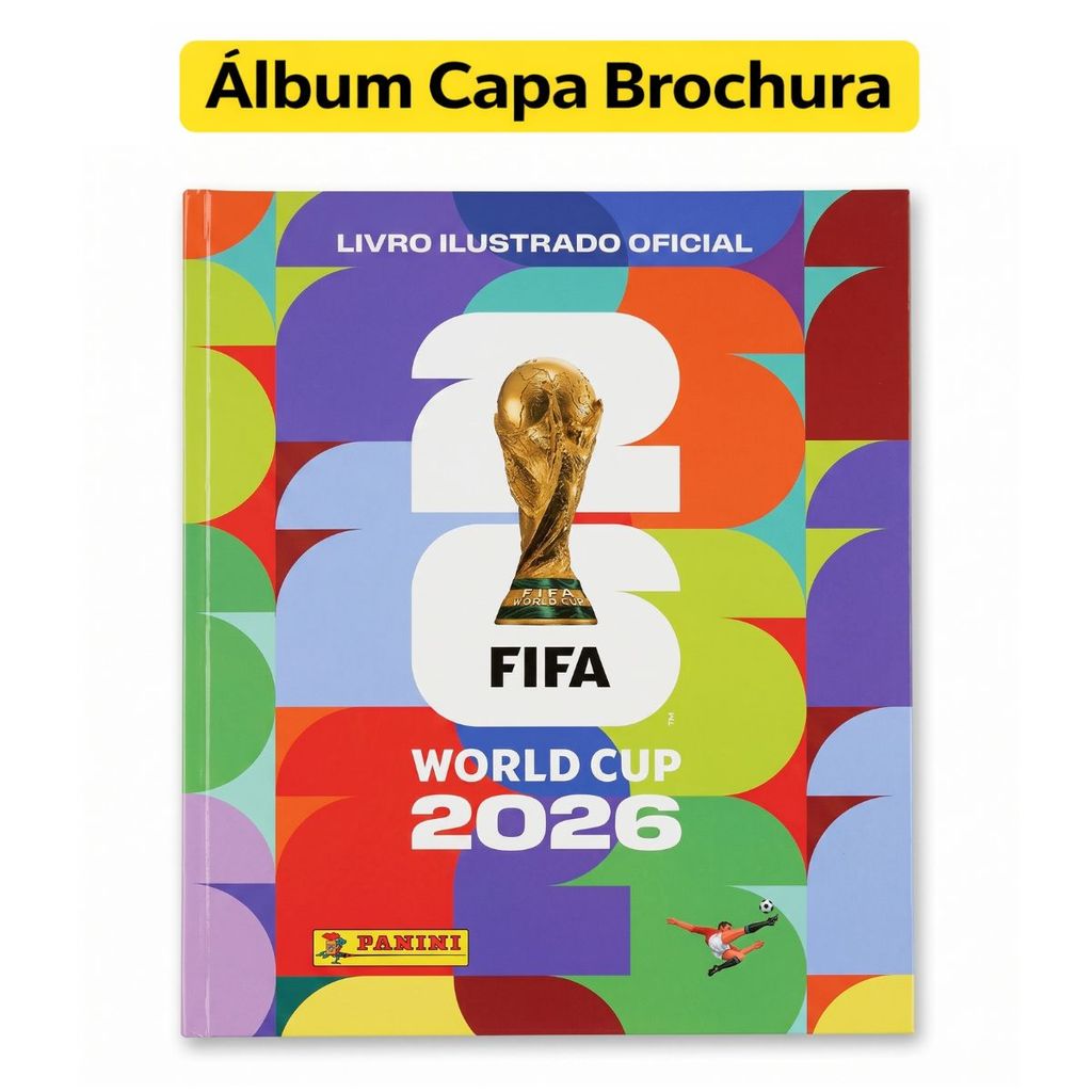Pré Venda Álbum Copa Do Mundo 2026 Capa Brochura Mole Oficial Panini Lançamento