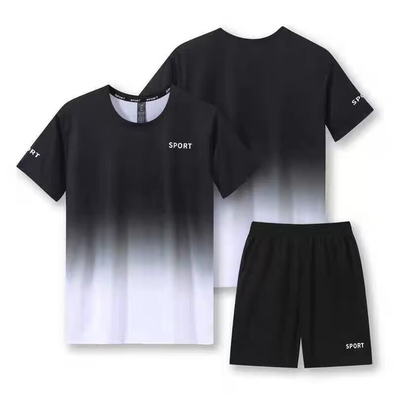 Lazer esportes gelo seda malha camiseta das mulheres dos homens roupas de secagem rápida de manga curta correndo terno v