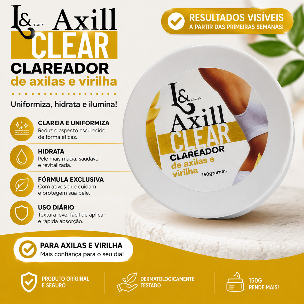 Clareador Axilas e Virilha 100g | Resultados em 7 Dias | Rosa Mosqueta