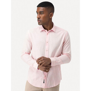 Camisa Aramis Masculina Slim Flame Lisa Rosa Claro em Oferta na Shopee