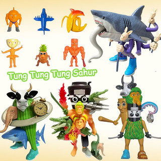 Figura De Ação Tung Sahur Modelo De Brinquedo Italiano Brainrot