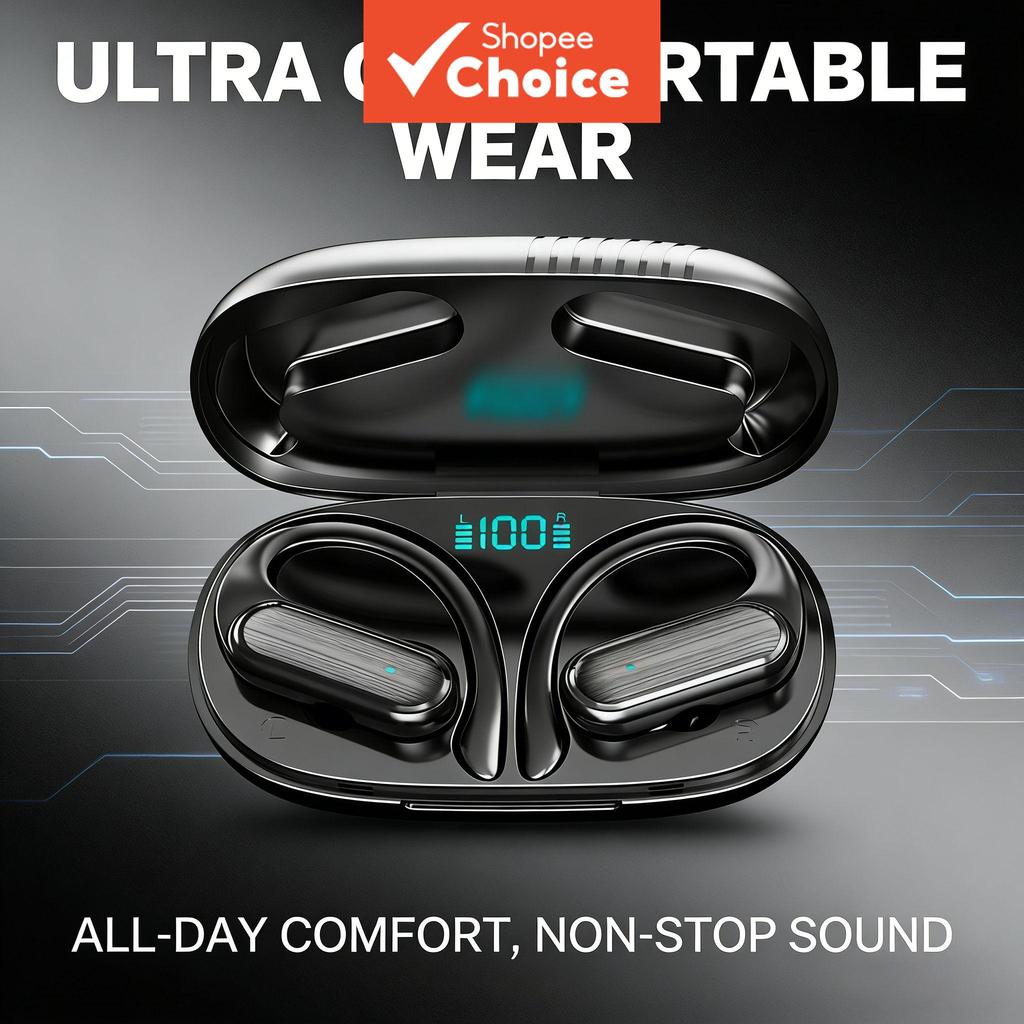 Fones De Ouvido TWS HiFi Sem Fio Bluetooth 5.3 Transparentes ENC Com Cancelamento De Ruído Áudio Profissional Música Est