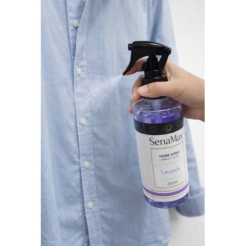 Imagem Spray Aromatizador Ambientes Tecidos Lavanda Fragrancia Floral Relaxante 260ml Roxa