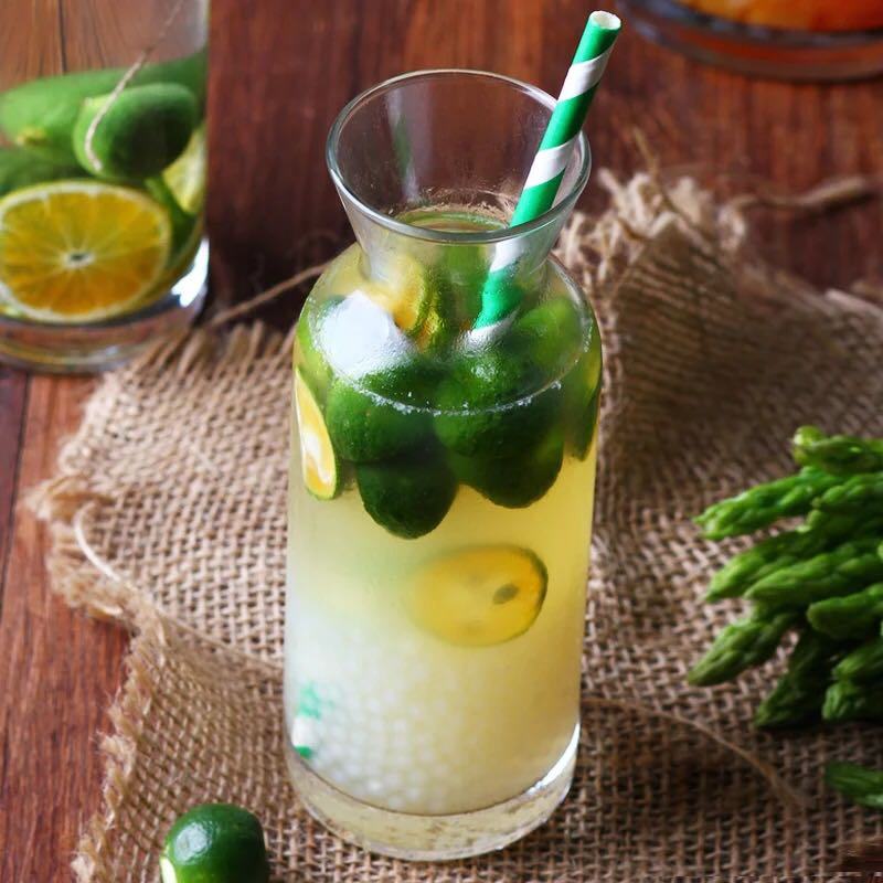 Copo de coquetel peru importado Pasha garrafa de vidro suco bebida copo gelo laranja garrafa leite chá bebida copo garra