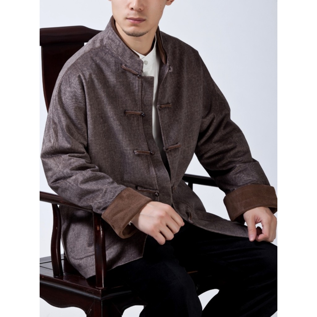 Tang terno roupas étnicas masculinas tang terno jaqueta manga tradicional tang terno roupas masculinas chinesas estilo c