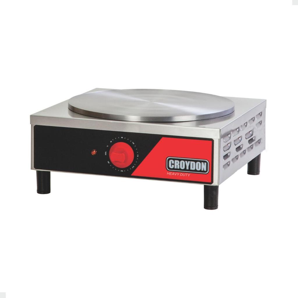 Máquina de Crepe Francês / Panquequeira Simples Elétrica MPES Croydon