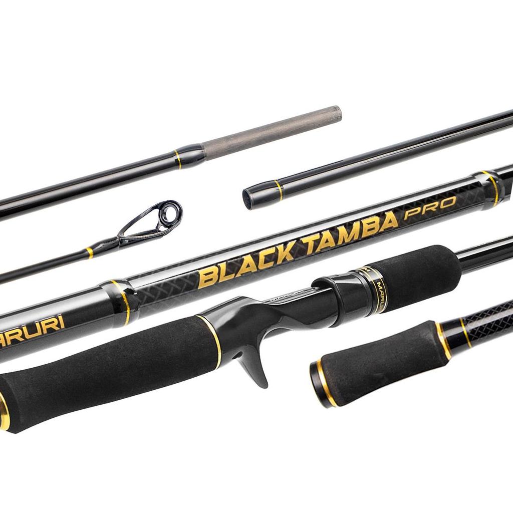 Vara Para Carretilha Black Tamba Pro C802XH 2,40mts 80lbs 2 Partes - Maruri
