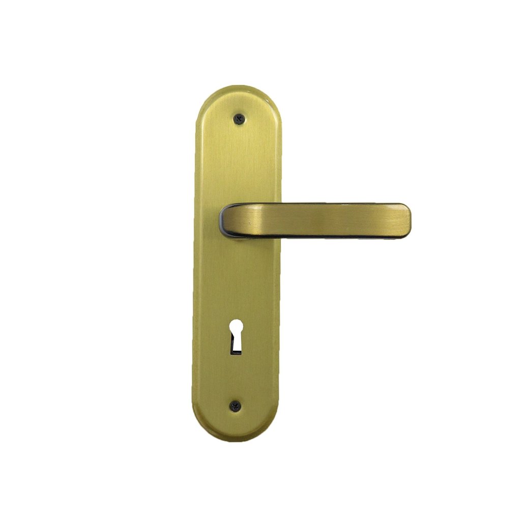 Fechadura Interna Espelho Aço 40mm MGM Stilo Bronze/Latonado Interna